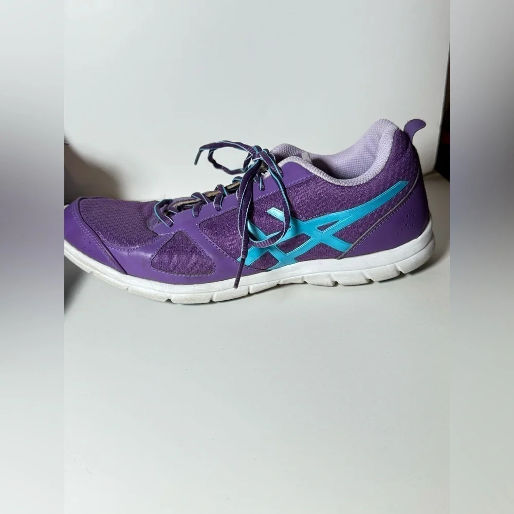 Asics Women's Gel Muse Fit S454N Purple Blue Running Shoes Sneakers